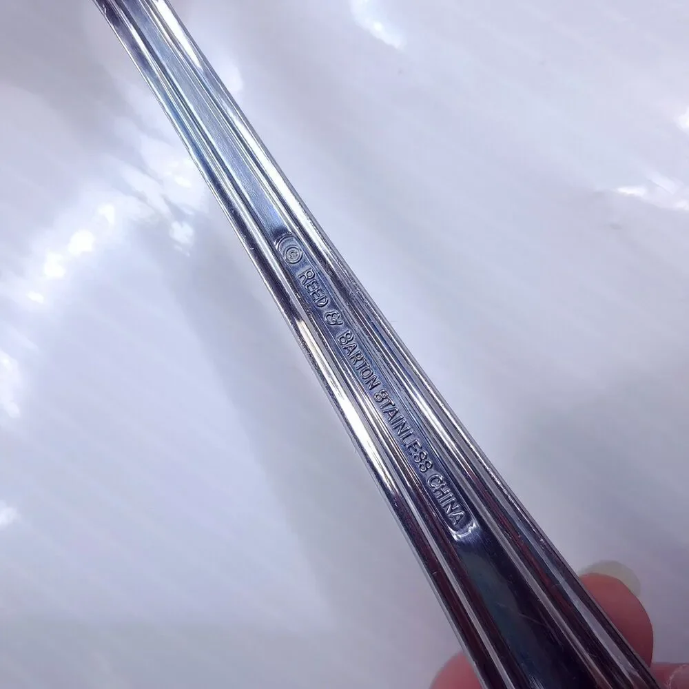 Reed & Barton Brookshire sugar shell spoon solid serving master butter knife